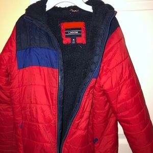 Lands’ End thermo fleece lined parka!